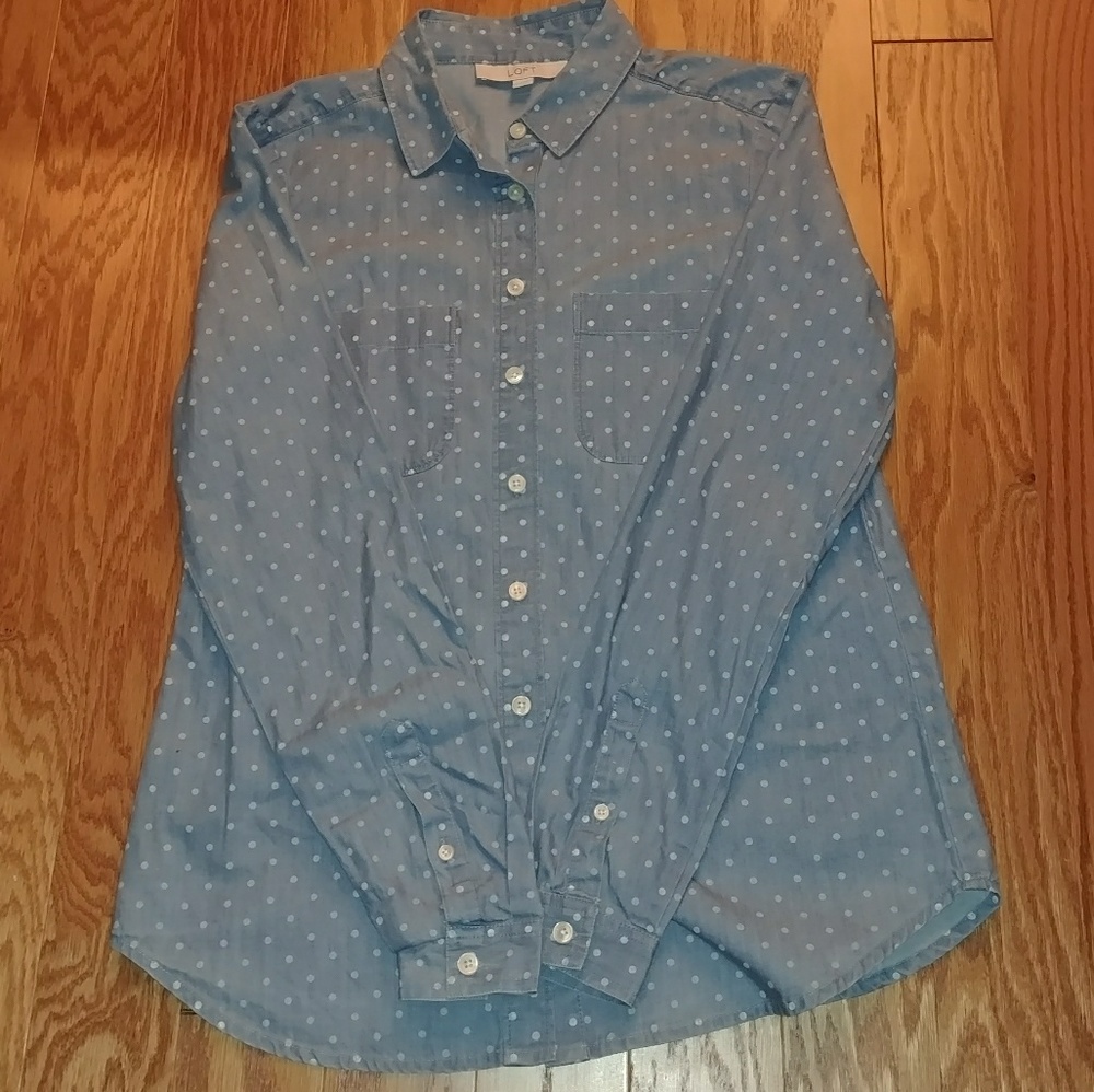 Loft Long Sleeve Button Up